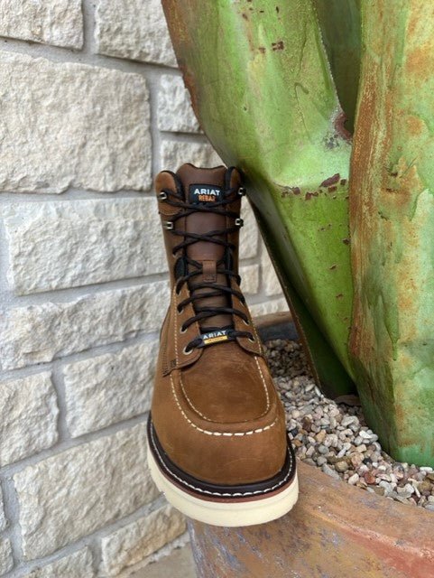 Men's Composite Toe Moc Toe Waterproof Work Boot