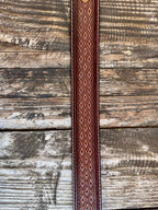 Men's Diamond Tooled Leather Belt