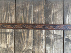 Men's Feather Tooled Leather Belt