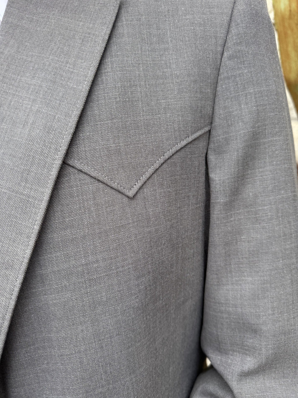 Men's Heather Gray Western Sport Coat