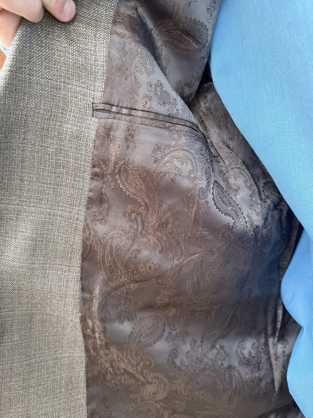 Men's Heathered Brown Western Sport Coat