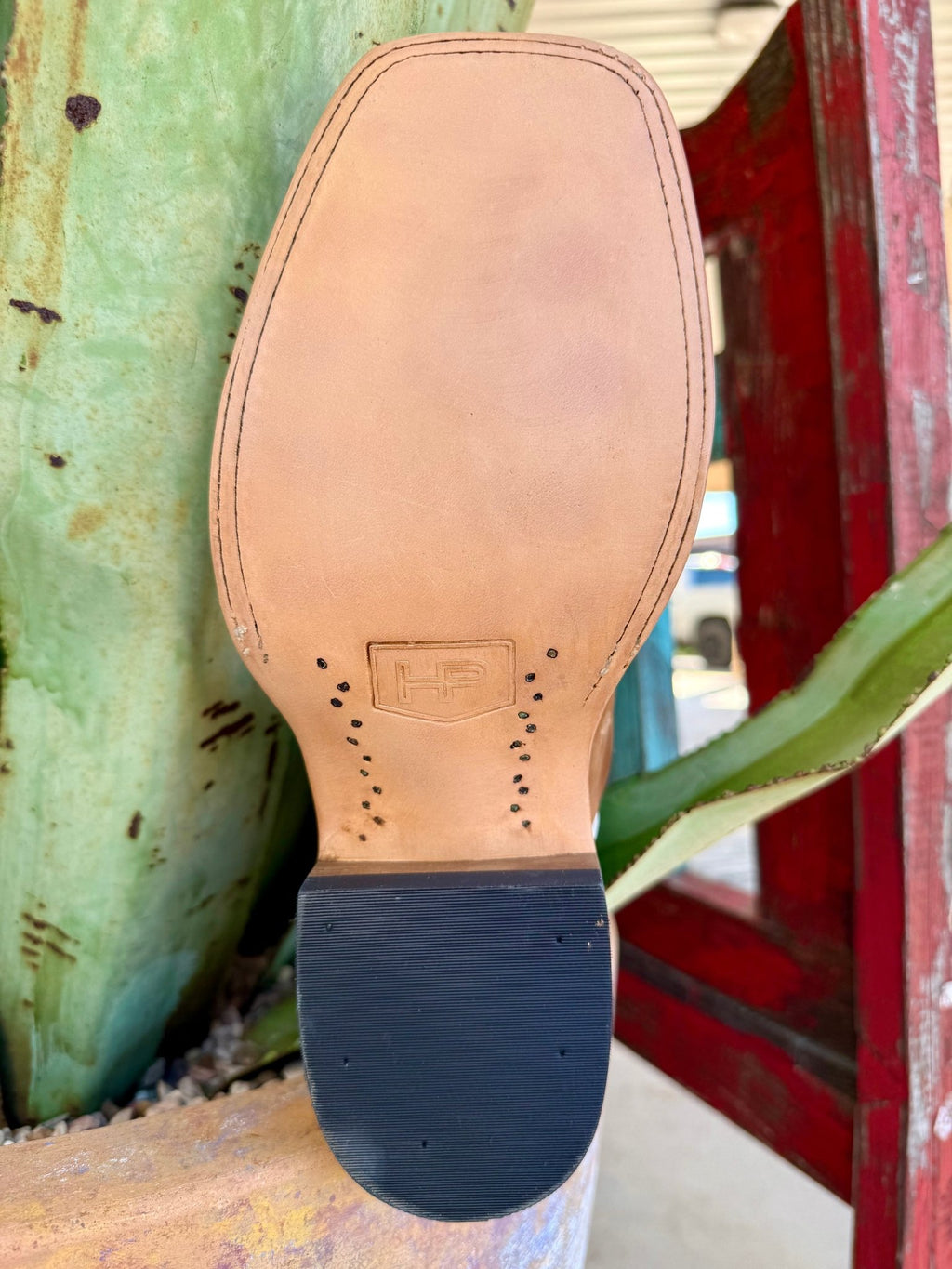 Men's Leather Square Toe Roper Boot