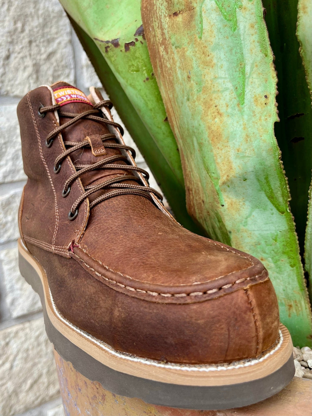 Men's Nano Toe Wedge Sole Work Boot