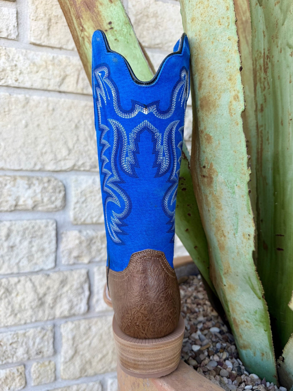 Men's R. Watson Brown & Blue Western Boots