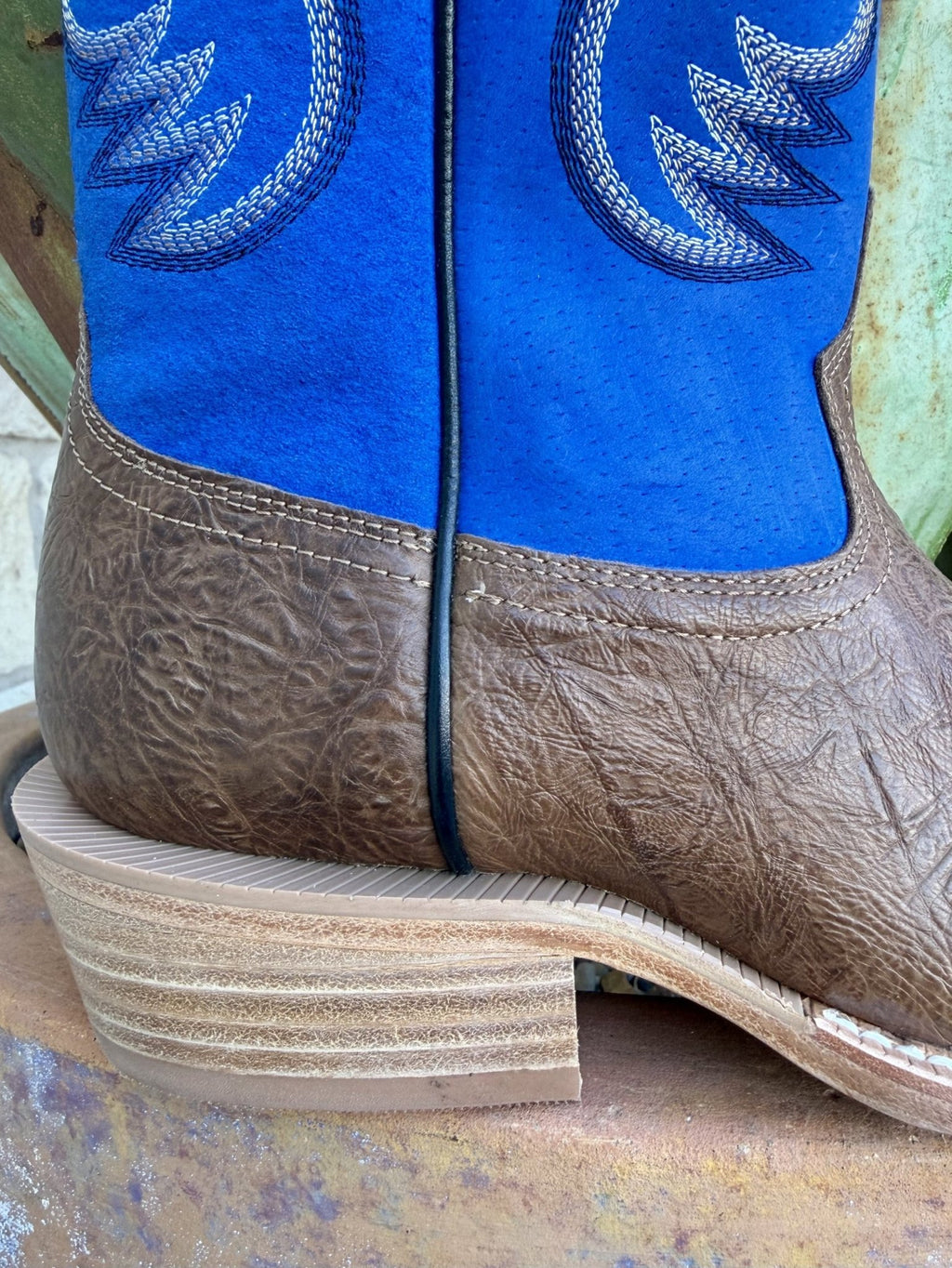 Men's R. Watson Brown & Blue Western Boots