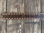 Men's Raw Stitch Tooled Leather Belt