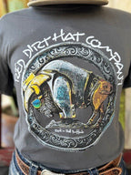 Men's Red Dirt Bison Cowboy T-Shirt