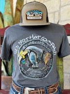 Men's Red Dirt Bison Cowboy T-Shirt