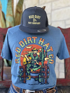 Men's Red Dirt Cowboy Guitar T-Shirt