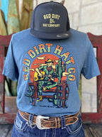 Men's Red Dirt Cowboy Guitar T-Shirt