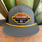 Men's Red Dirt Gray, Orange & Gold Aztec Logo Cap