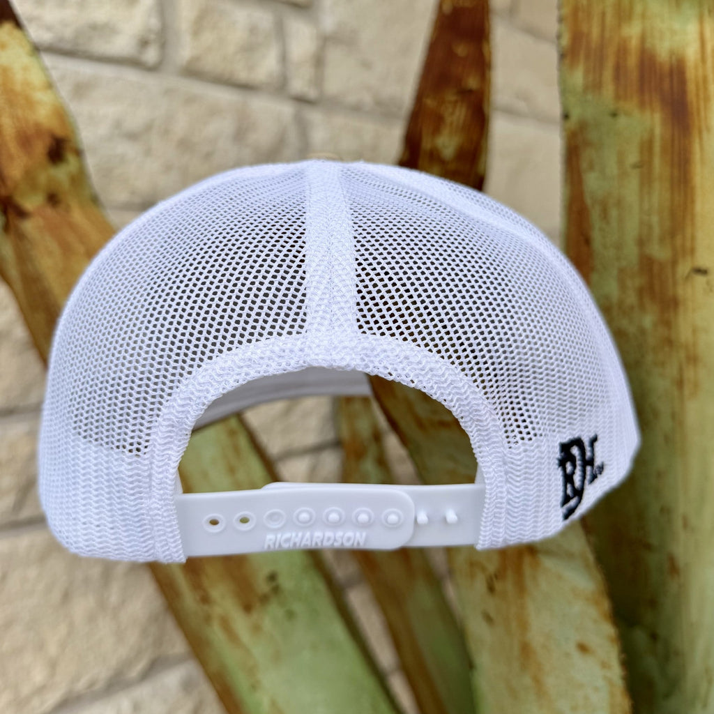 Men's Red Dirt Hat Co. Tan & White Logo Cap
