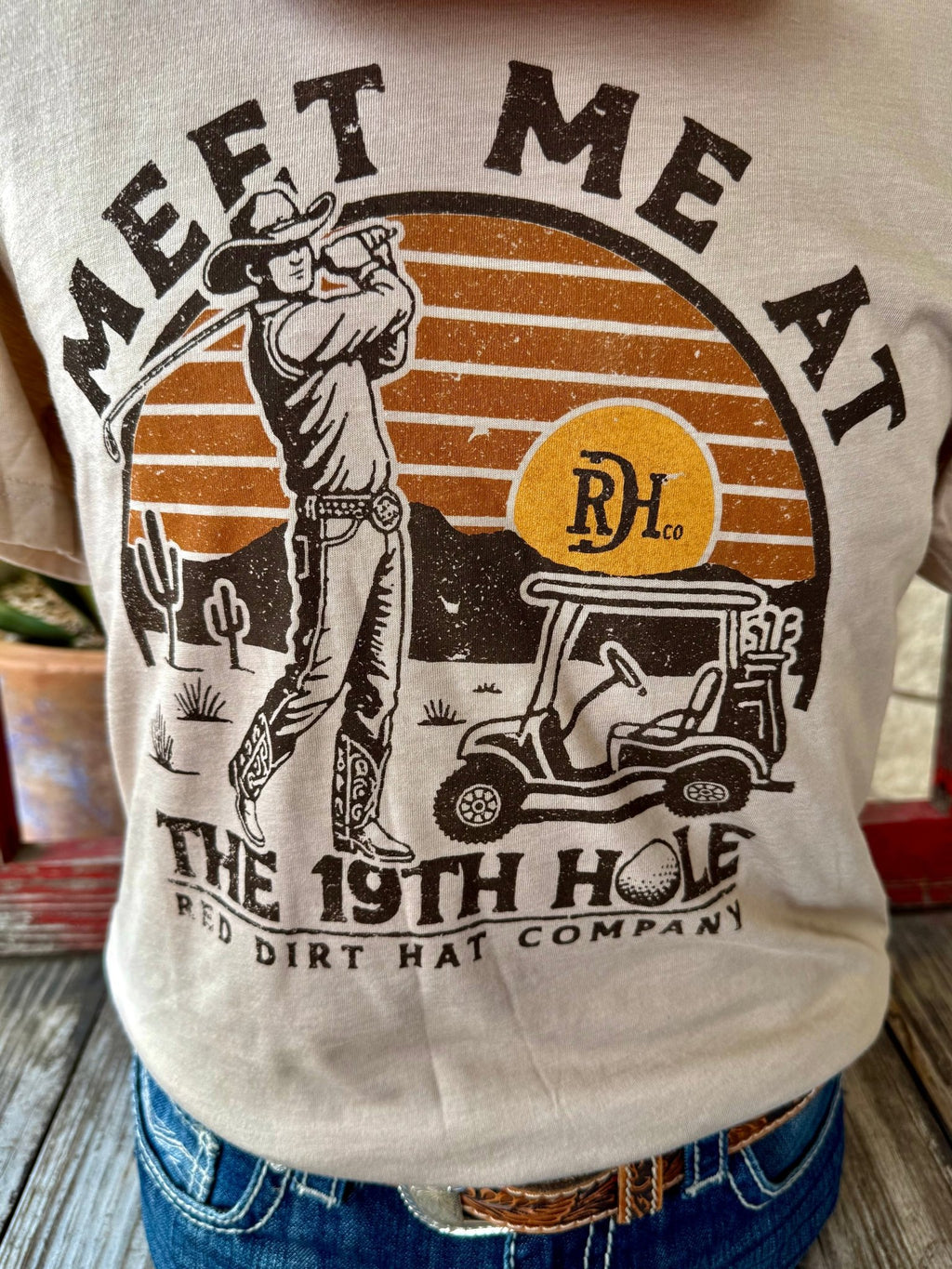 Men's Red Dirt Meet Me at the 19th Hole T-Shirt