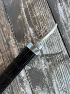 Men's Reversible Crocodile Print Dress Belt
