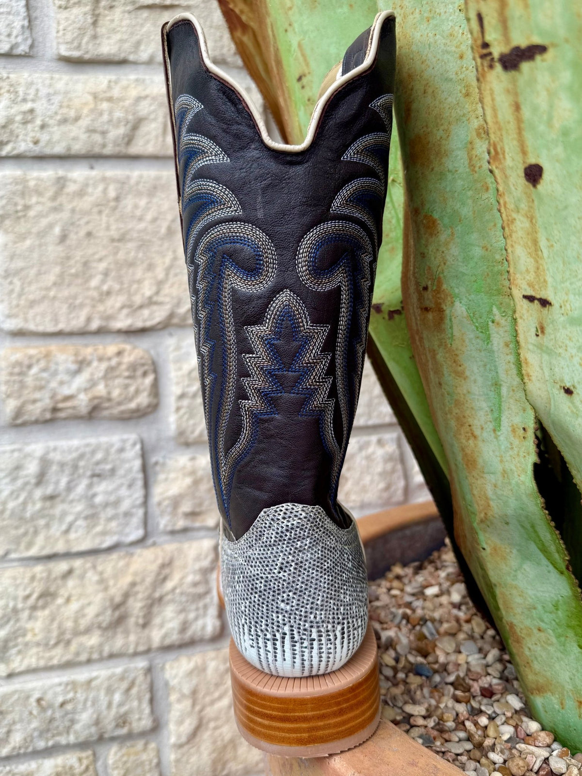 Men's Ringtail Lizard Square Toe Western Boot