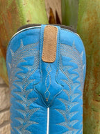 Men's Rough Out Cognac Square Toe Roper Boot