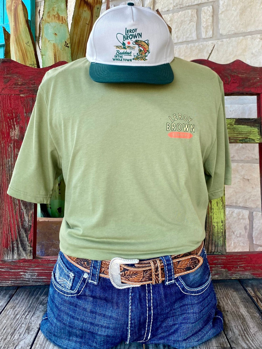 Men's Sendero Leroy Brown T-Shirt - LEROY BRW TEE - BLAIR'S Western Wear located in Marble Falls TX 