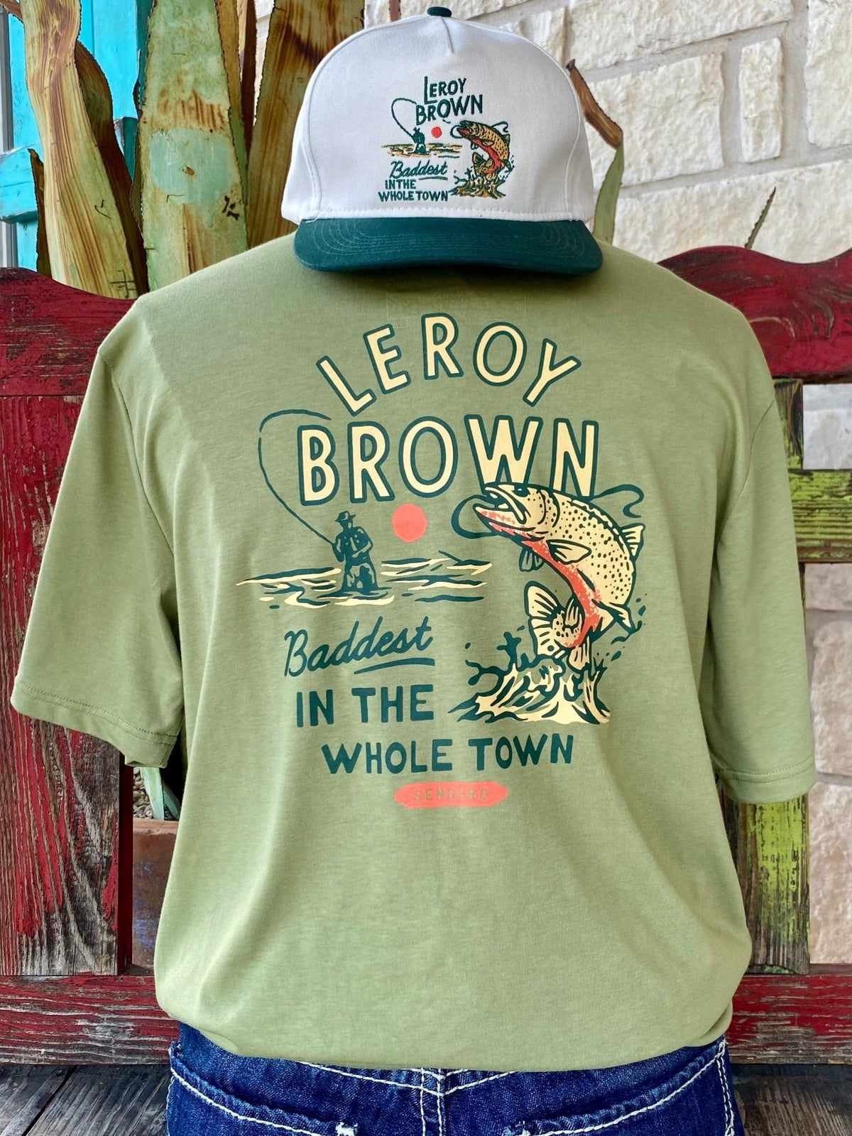 Men's Sendero Leroy Brown T-Shirt - LEROY BRW TEE - BLAIR'S Western Wear locate in Marble Falls TX