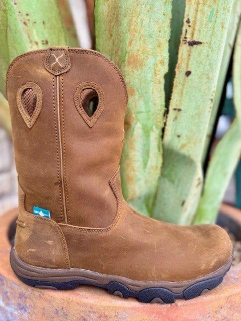 Men's Soft Toe BarnShield Waterproof Pull-On Work Boot