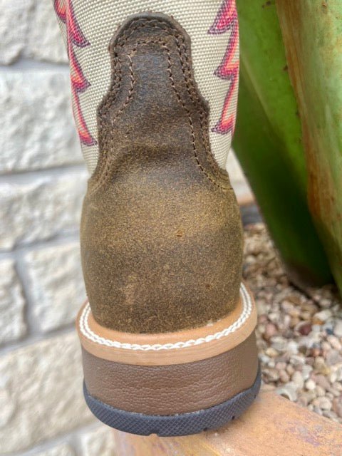 Men's Soft Toe Broad Square Toe Horseman Work Boot