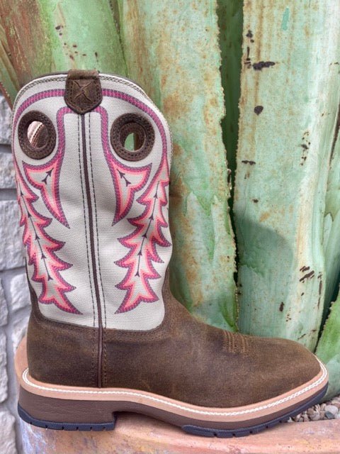 Men's Twisted X Brown Horseman Boots MHM0024 with ecoTweed lining and CellSole® footbed, broad square toe - available at Blair's Western Wear, Marble Falls, TX.