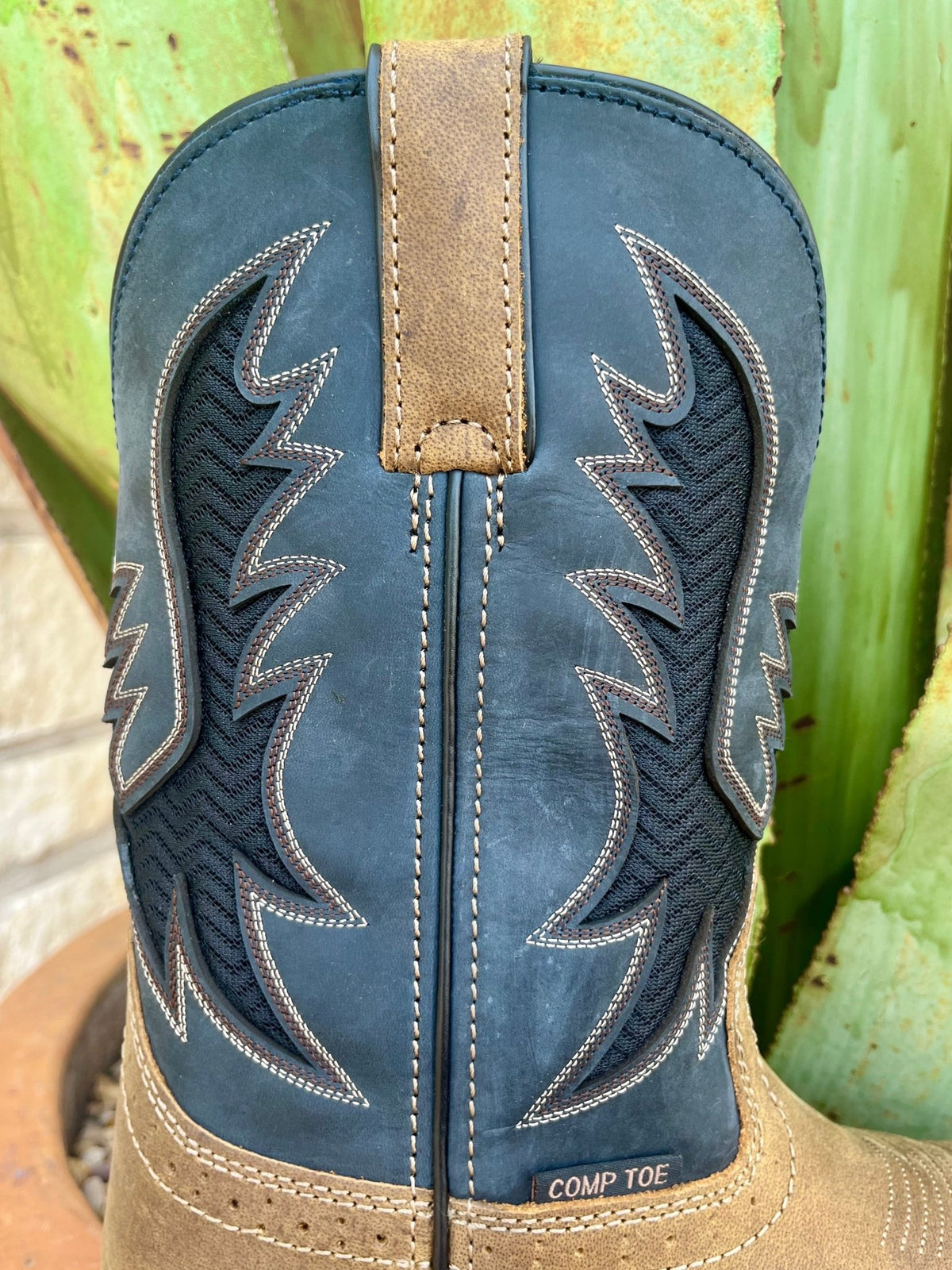Men's Soft Toe Square Toe Western Work Boot