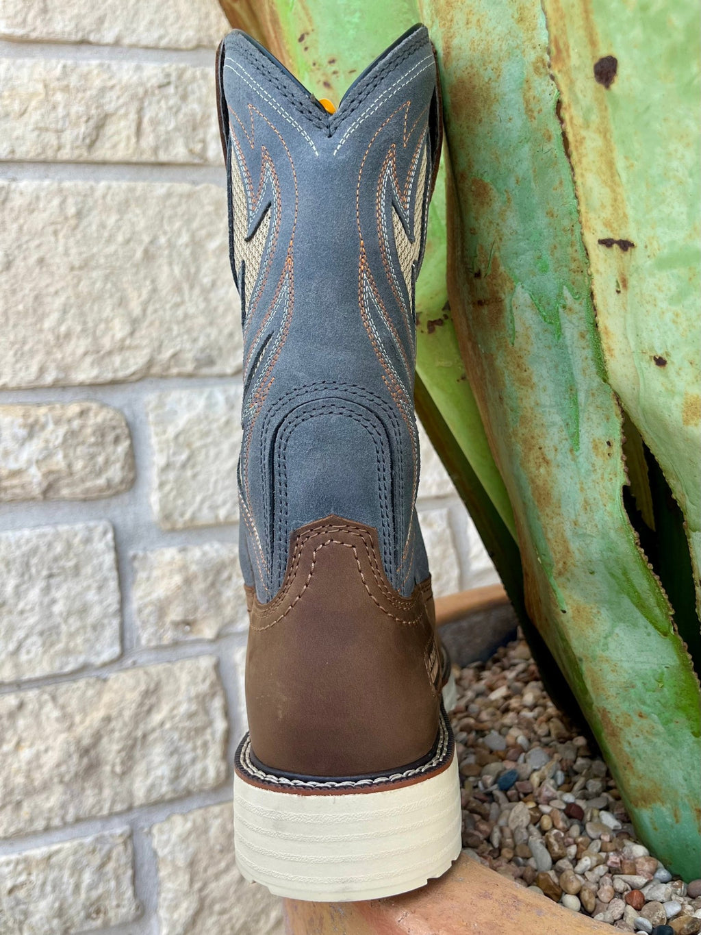 Men's Soft Toe VentTEK Two-Tone Western Work Boot