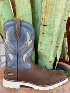 Men's Soft Toe VentTEK Two-Tone Western Work Boot