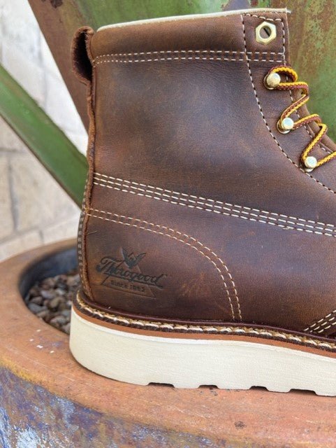 Men's Soft Toe Wedge Sole Work Boot
