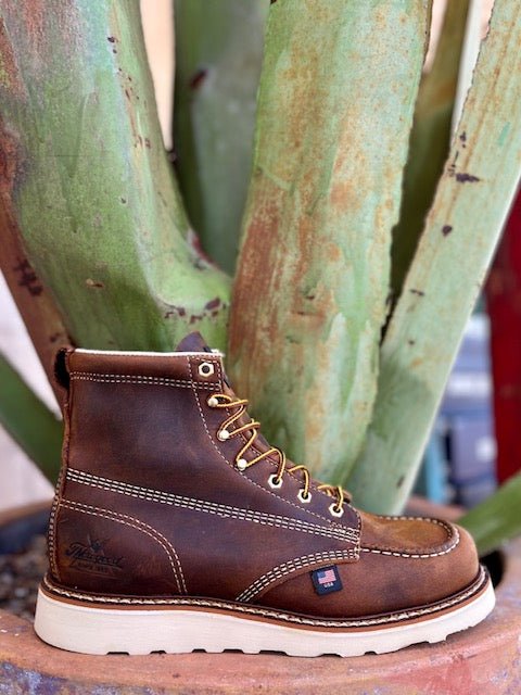 Men's Soft Toe Wedge Sole Work Boot