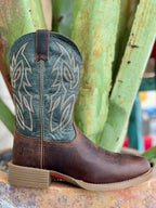 Men's Soft Toe Wide Round Toe Western Work Boot