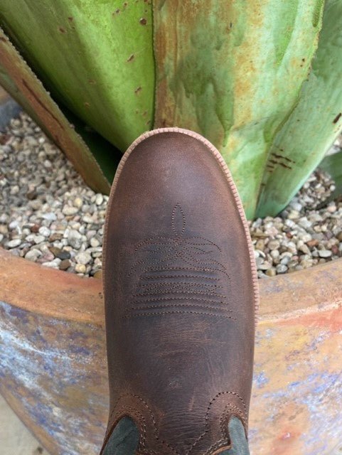 Men's Soft Toe Wide Round Toe Western Work Boot