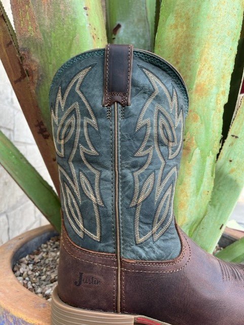 Men's Soft Toe Wide Round Toe Western Work Boot