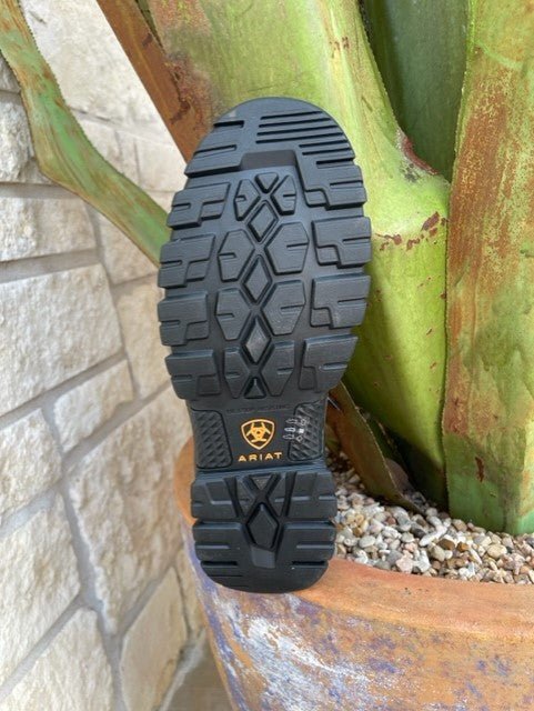 Men's Ariat Steel Toe Work Boot in Chocolate/ Black & Waterproof - 10034673 - Blair's Western Wear Marble Falls, TX