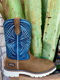 Men's Ariat Work Boot in dusted brown, featuring DRYShield waterproof technology and steel toe protection - 10060893. Available at Blair's Western Wear, Marble Falls, TX.