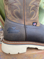 Men's Steel Toe Western Wellington Work Boot