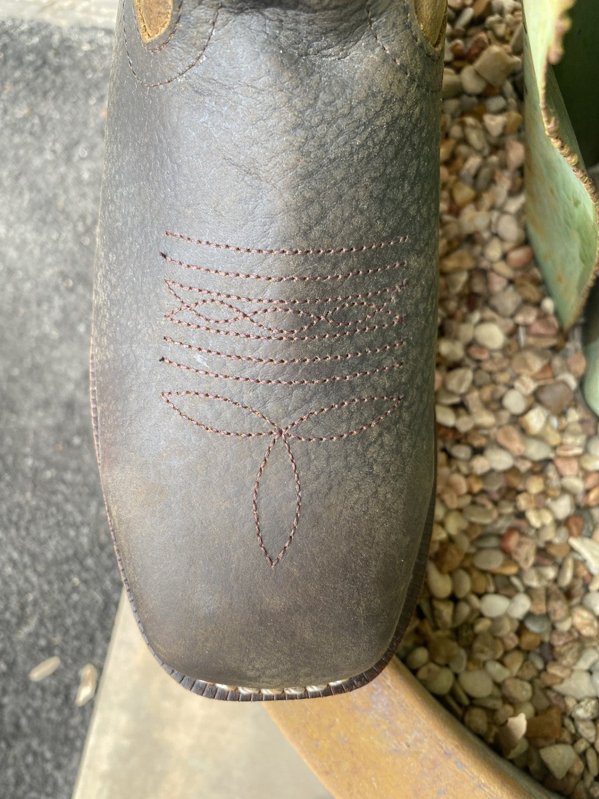 Men's Steel Toe Western Wellington Work Boot