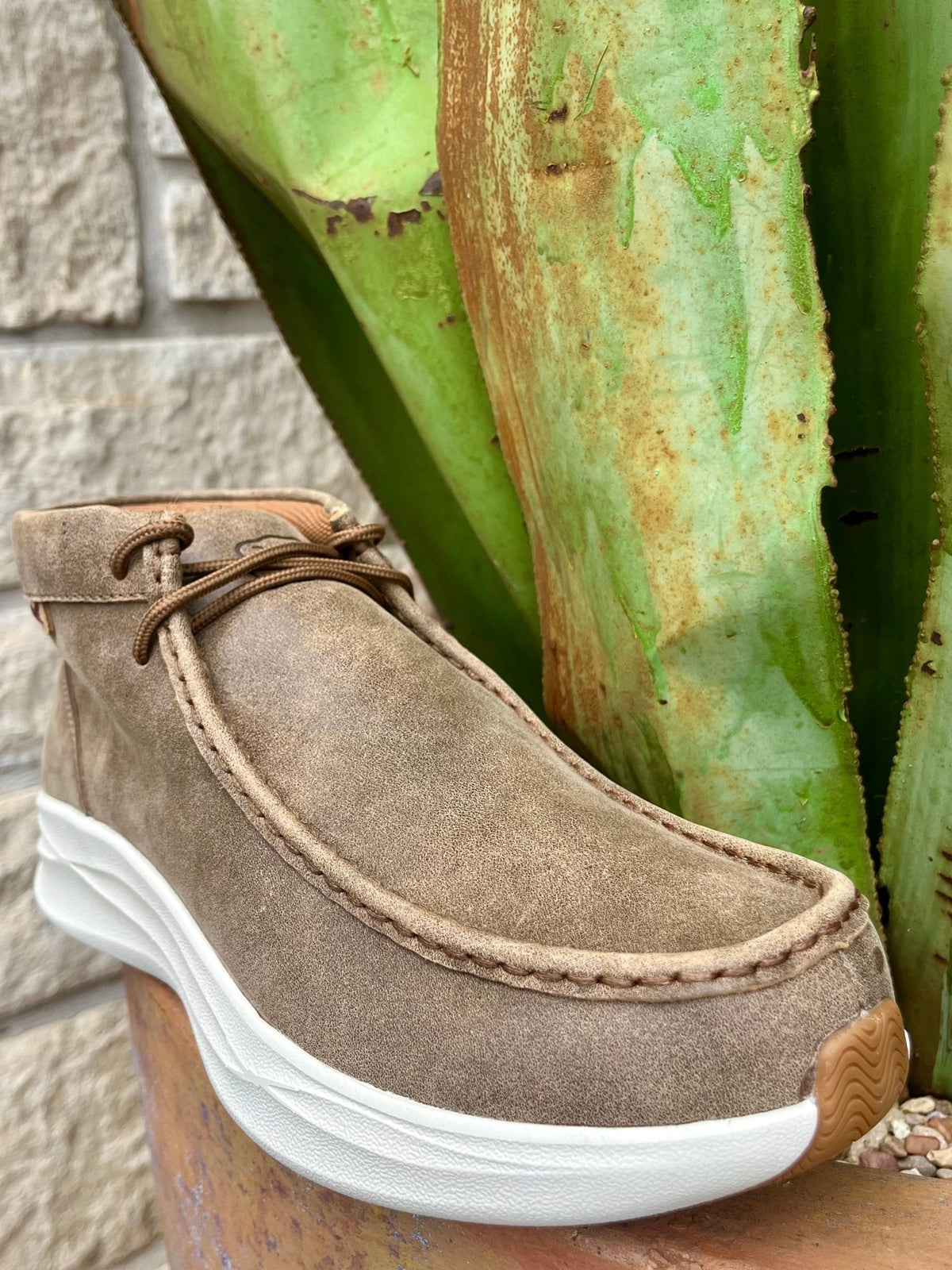 Men's Twisted X Bomber Leather Feather X Slip-On Shoe