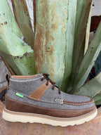 Men’s recycled-material driving moc with lace-up closure and flexible crepe outsole — Blair’s Western Wear Marble Falls TX