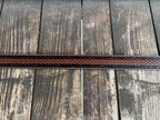 Men's Two-Tone Tooled Leather Belt