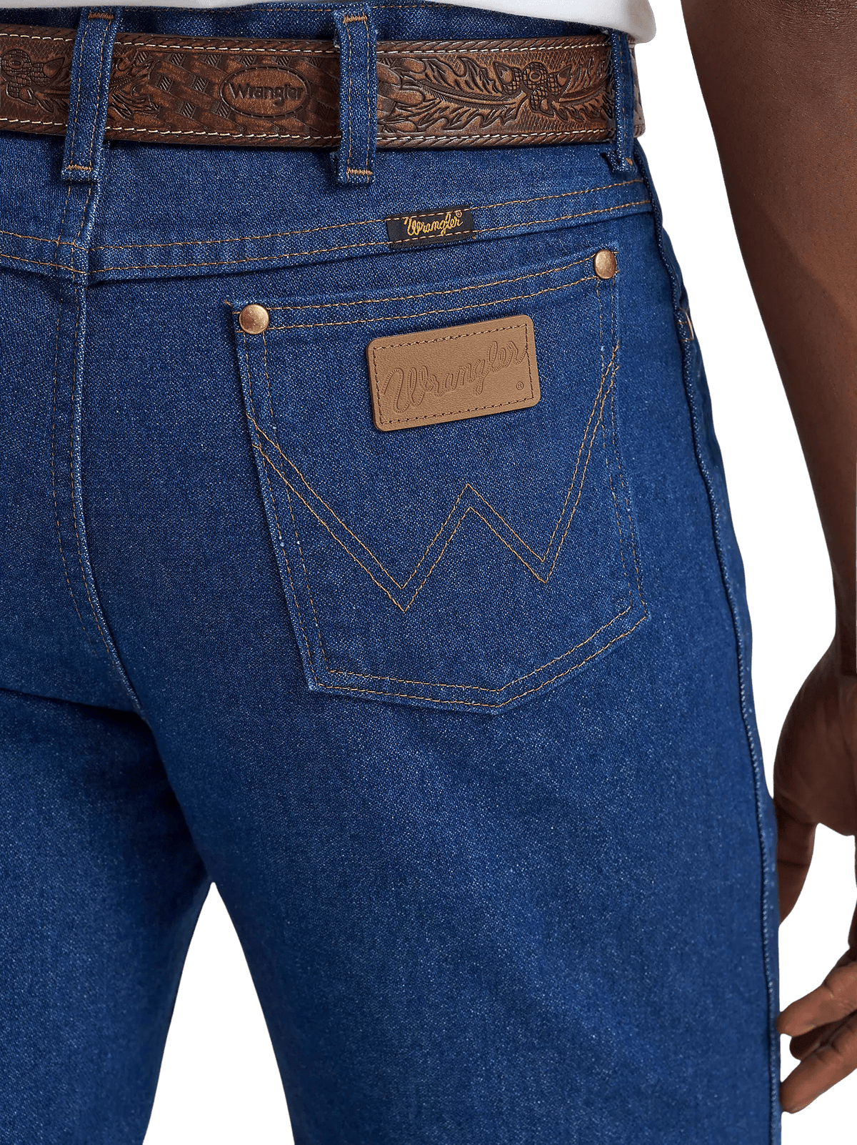 Men's Wrangler Cowboy Cut Prewashed Slim Fit Blue Jean