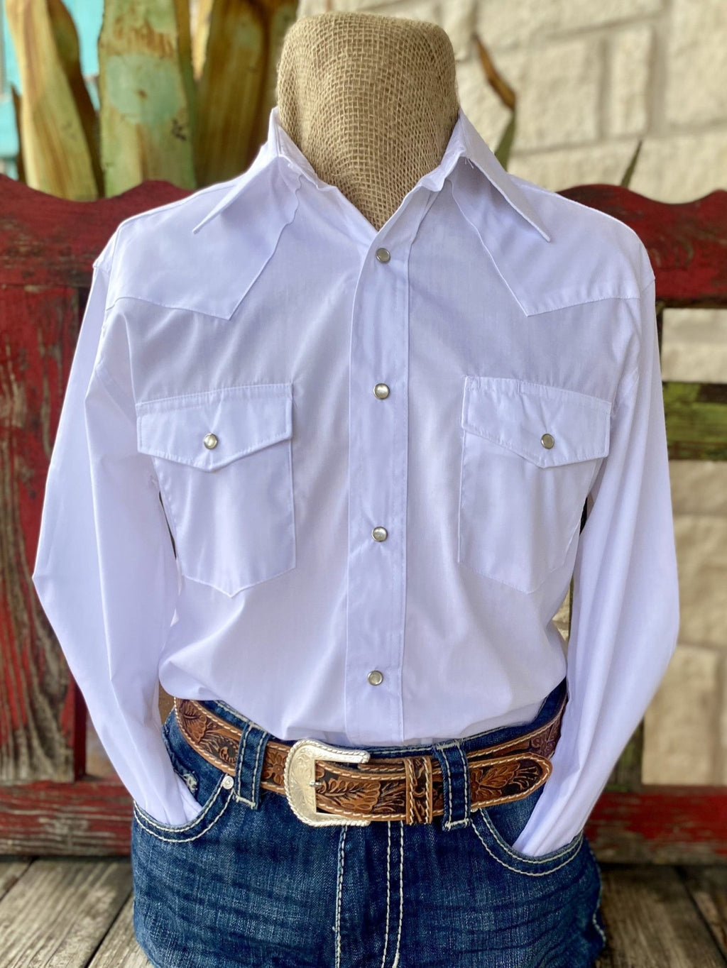 Men's Wrangler Dress Shirt - 71105WH