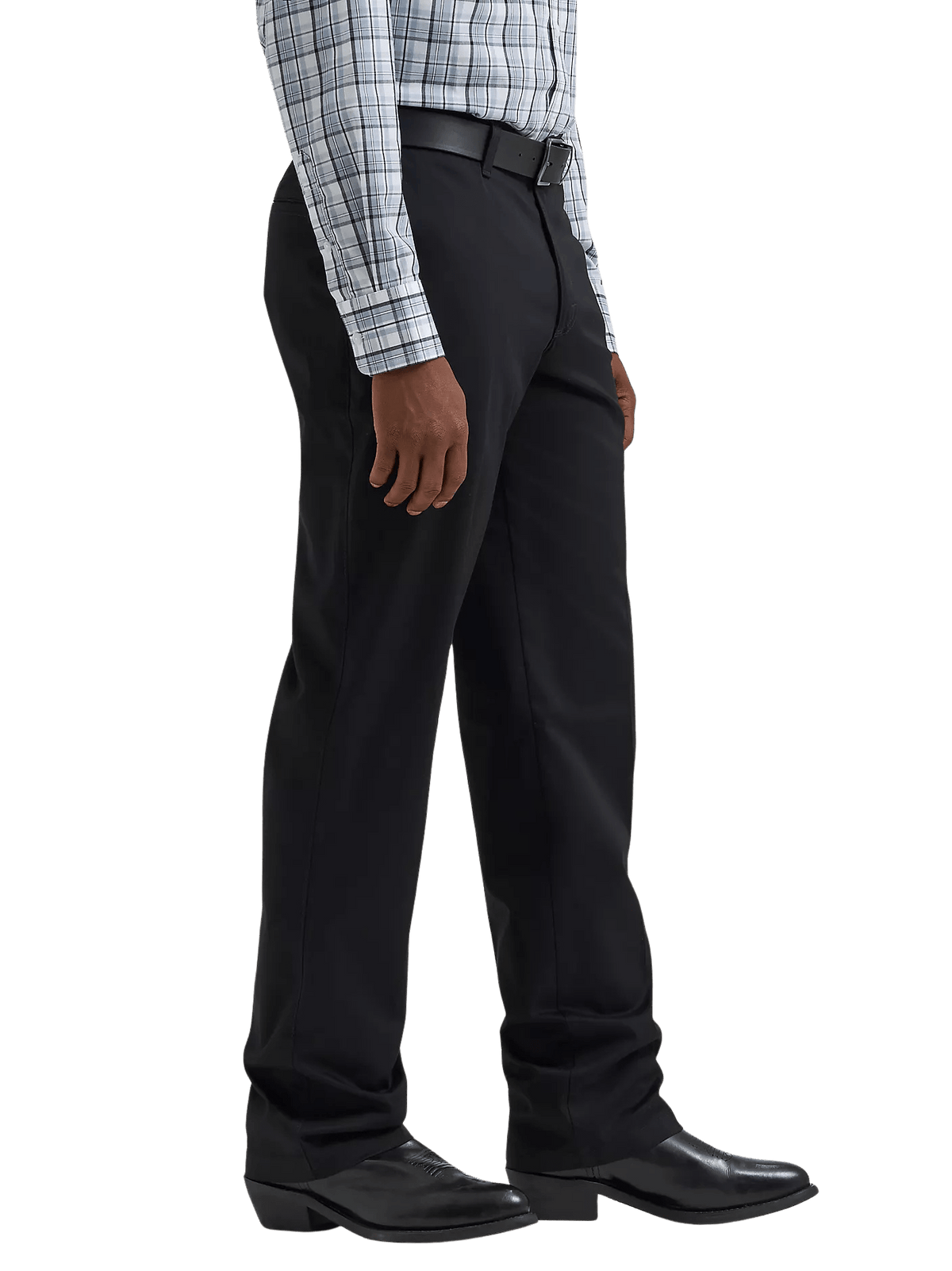 Men's Wrangler Flat Front Riata Dress Pant — 96BK