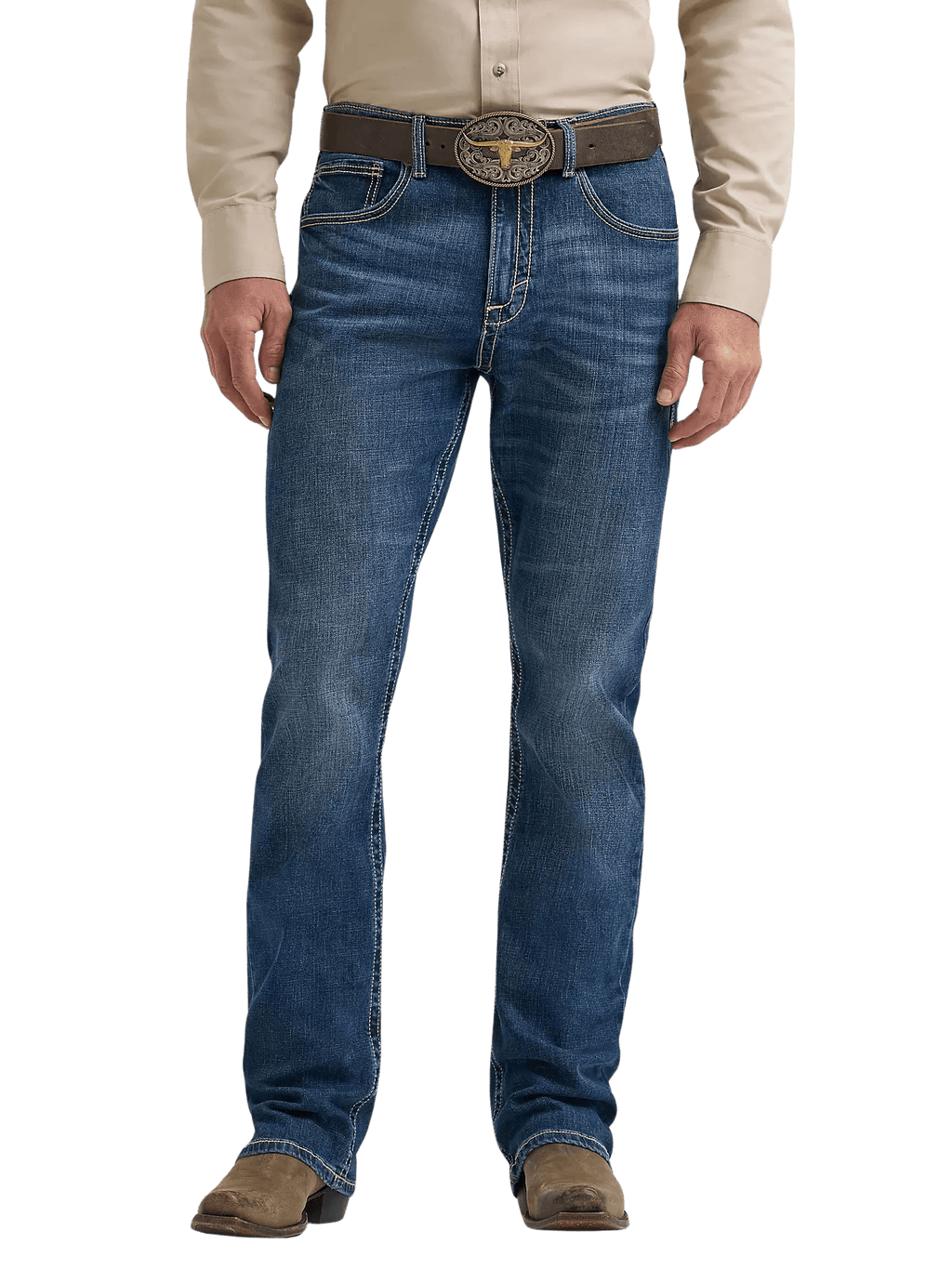 Men's Wrangler Retro Slim Fit Low Rise Blue Jean