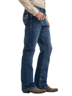 Men's Wrangler Retro Slim Fit Low Rise Blue Jean