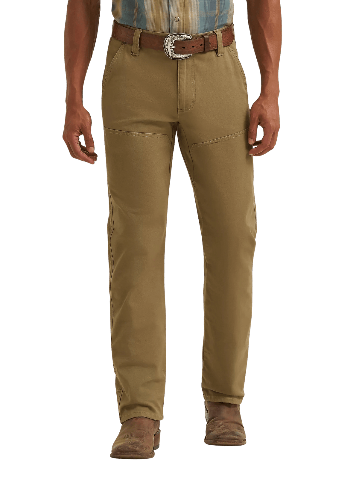 Men's Wrangler Tan Straight Fit All Terrian Pants