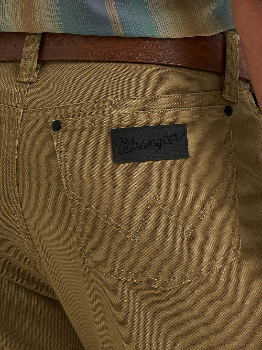 Men's Wrangler Tan Straight Fit All Terrian Pants