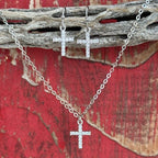 Montana Unwavering Cross Jewelry Set - JS4543 - BLAIR'S Western Wear located in Marble Falls TX 