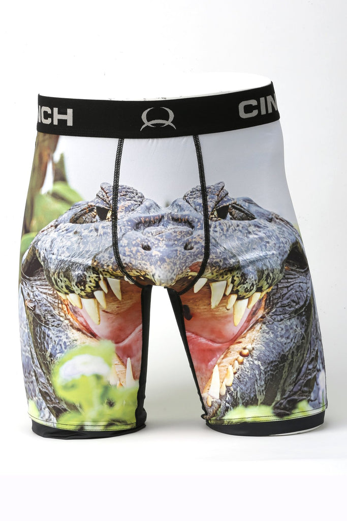 Men's Cinch Crocodile Boxers - MXY6010012 Blair's Western Wear