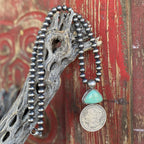 Navajo Pearl & Turquoise Necklace - SNWSTCOIN